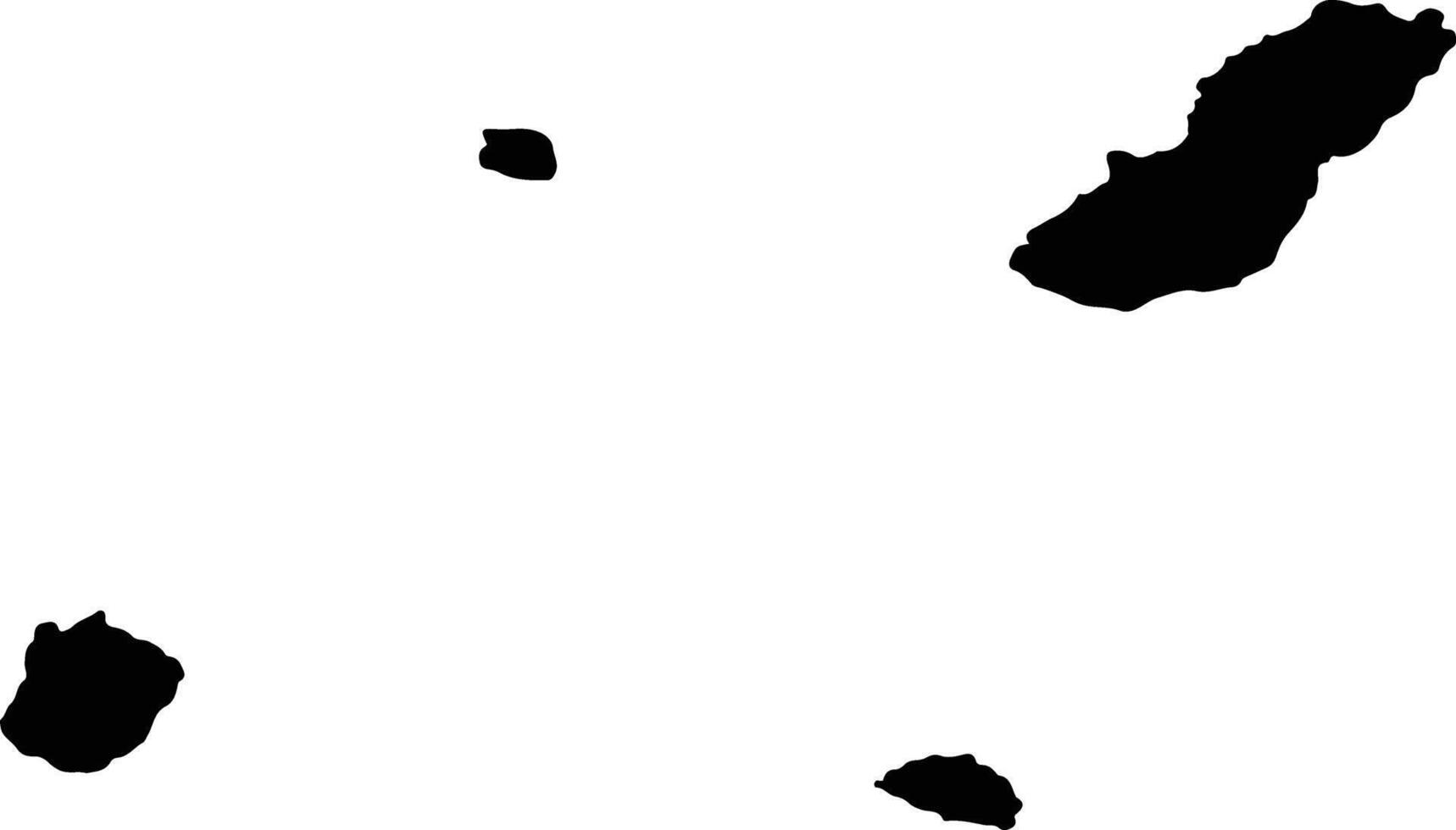 San Cristobal Ecuador silhouette map vector