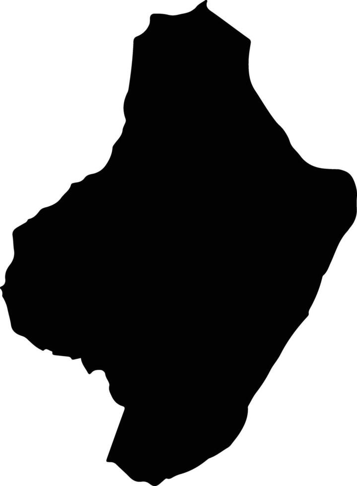 San Eduardo Colombia silhouette map vector