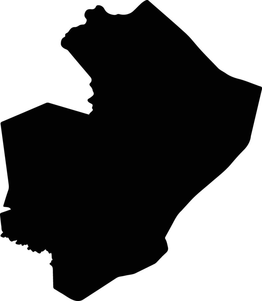 San Esteban Honduras silhouette map vector