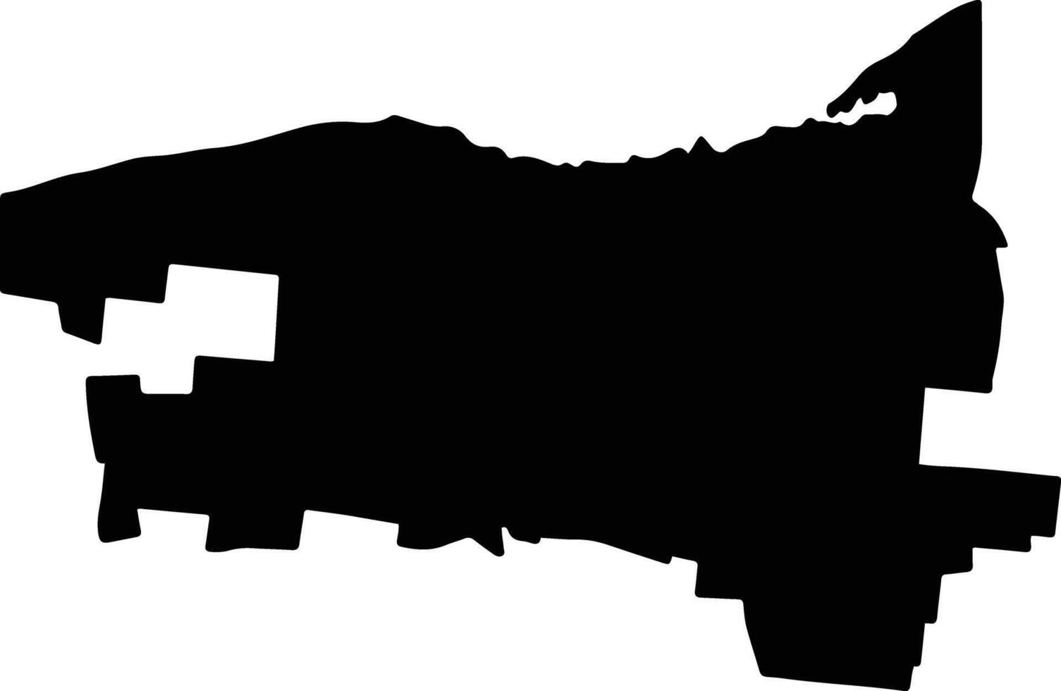 San Felipe Mexico silhouette map vector