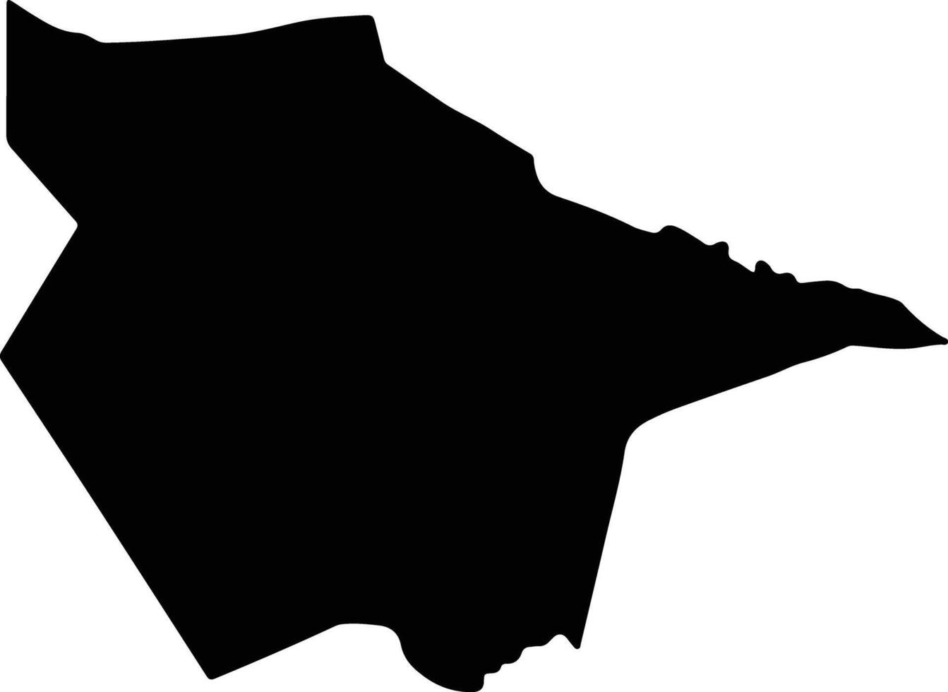 San Francisco de Coray Honduras silhouette map vector