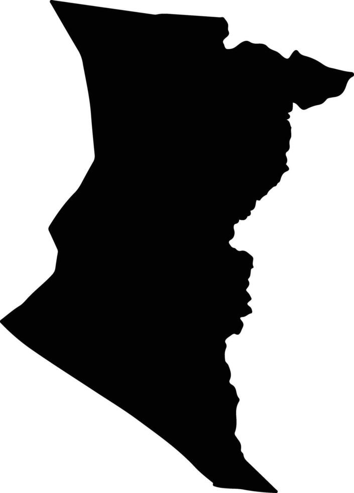 San Francisco de Opalaca Honduras silhouette map vector