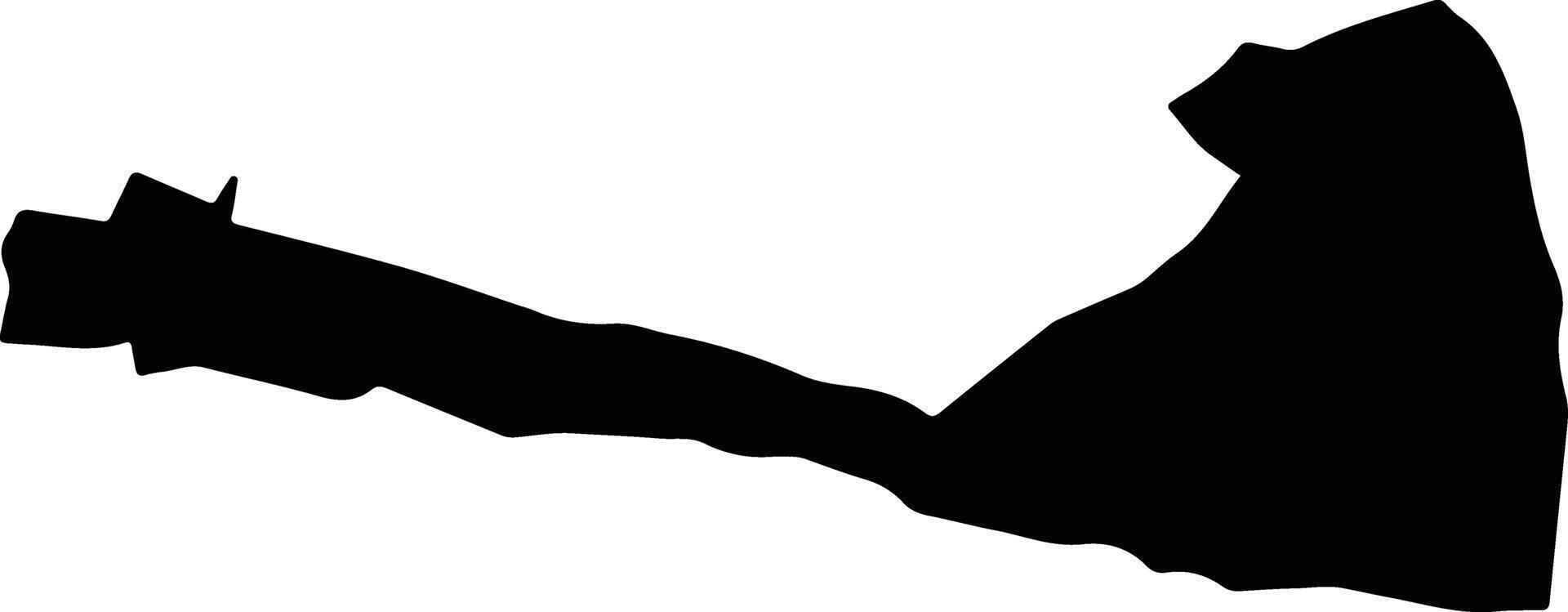 San Francisco Tetlanohcan Mexico silhouette map vector