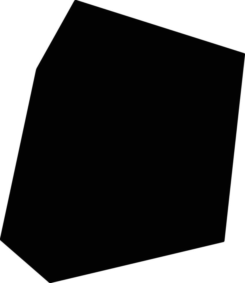 San Gabriel Guatemala silhouette map vector