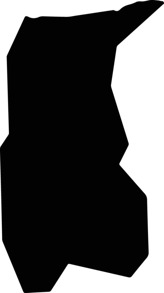 San Gerardo El Salvador silhouette map vector