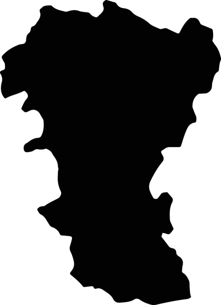 San Ignacio de Sabaneta Dominican Republic silhouette map vector