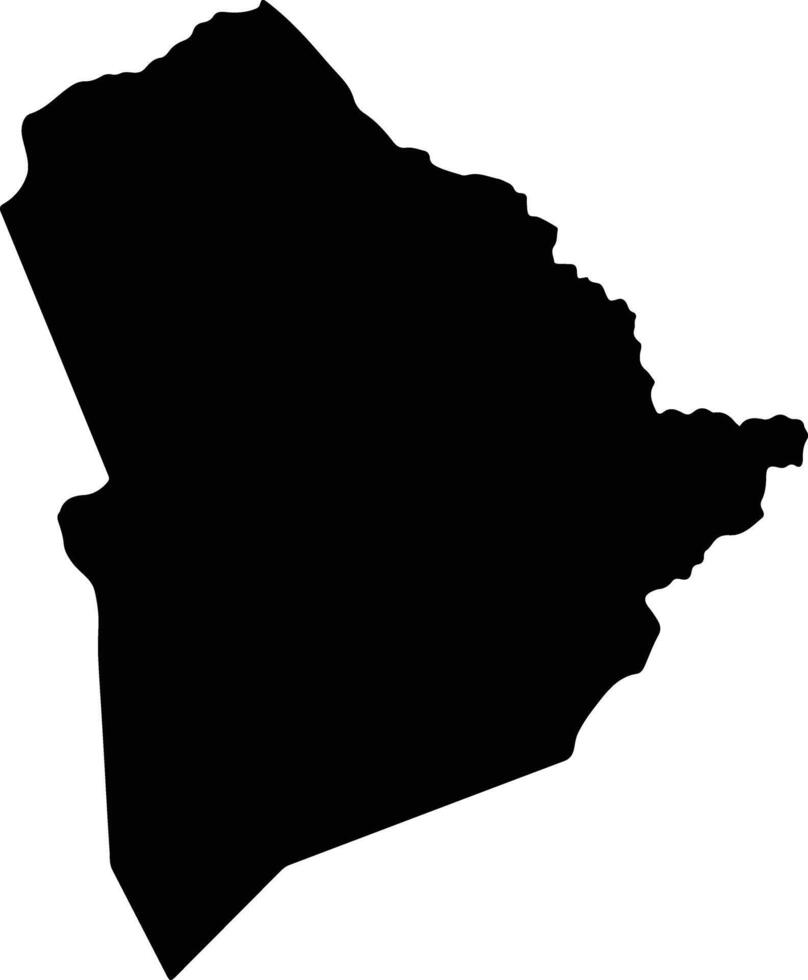 San Isidro Honduras silhouette map vector