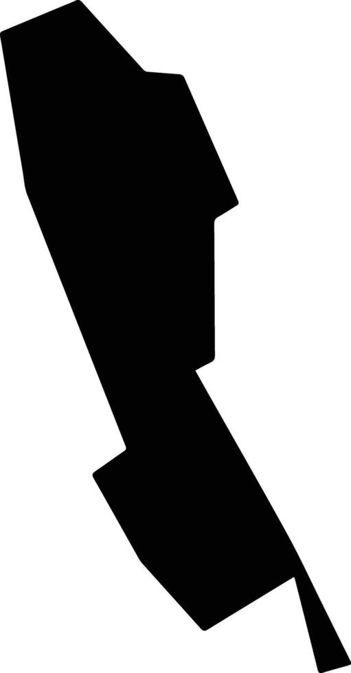 San Jacinto Amilpas Mexico silhouette map vector