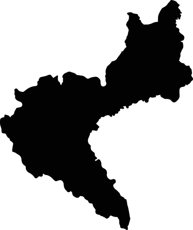 San Jacinto Del Cauca Colombia silhouette map vector