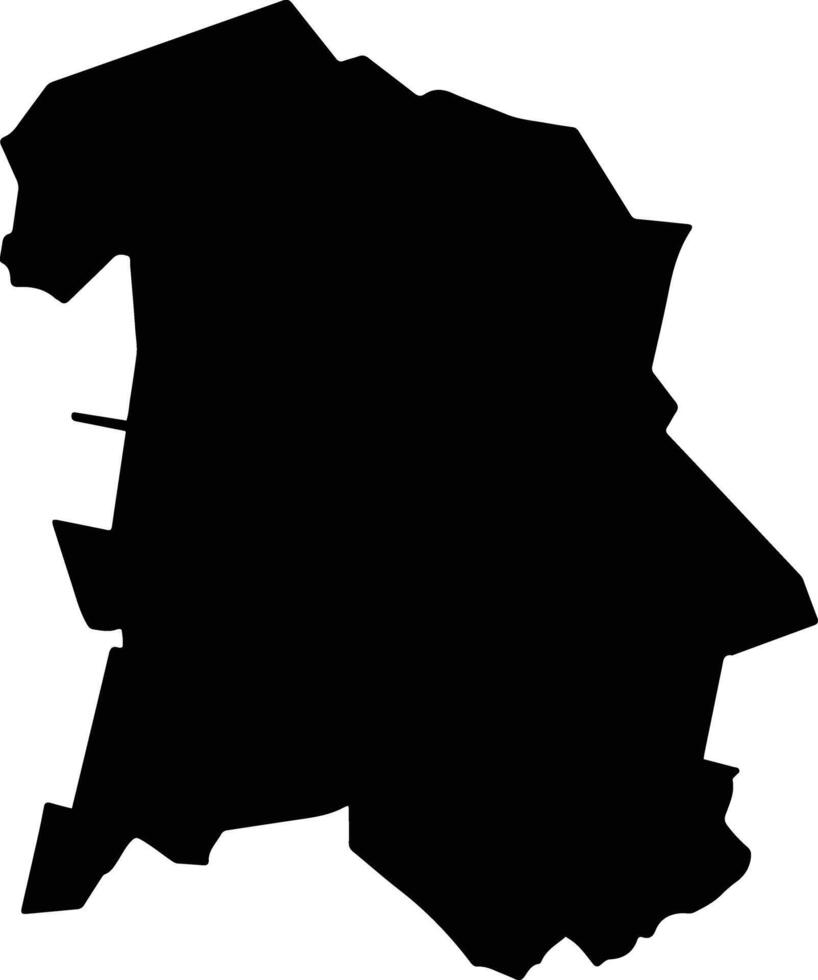 San Javier Mexico silhouette map vector