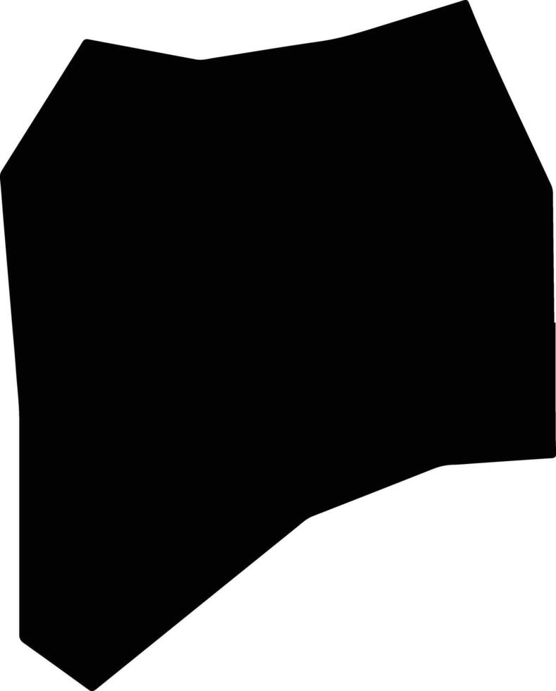 San Joaquin United States silhouette map vector