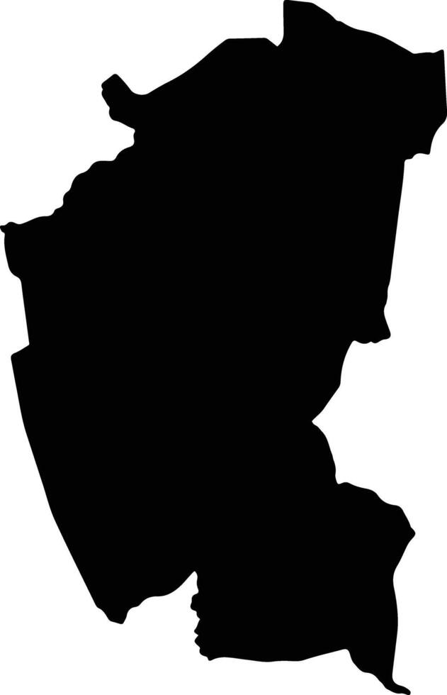 San Joaquin Paraguay silhouette map vector