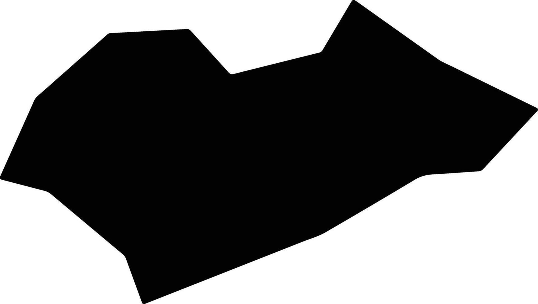 San Jose Cancasque El Salvador silhouette map vector