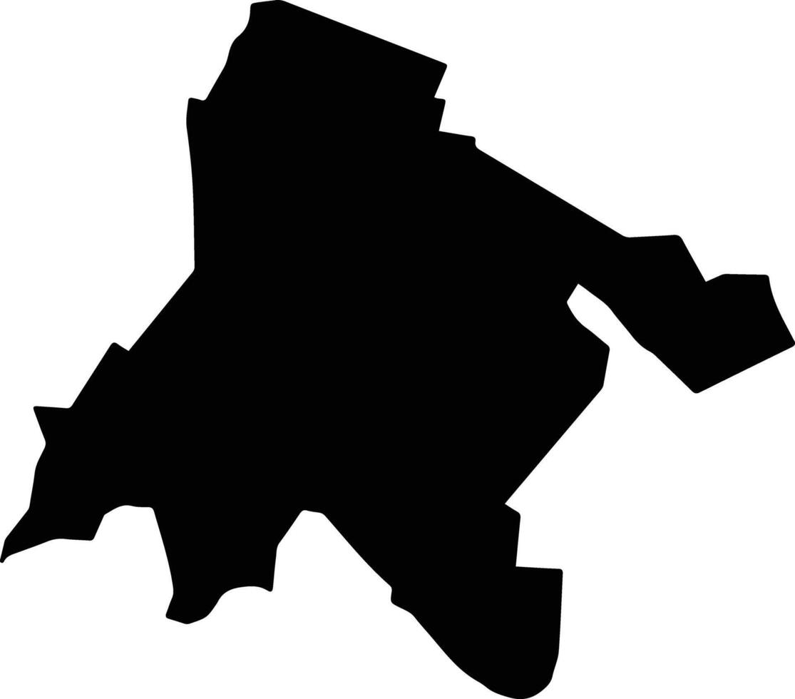 San Juan Atenco Mexico silhouette map vector