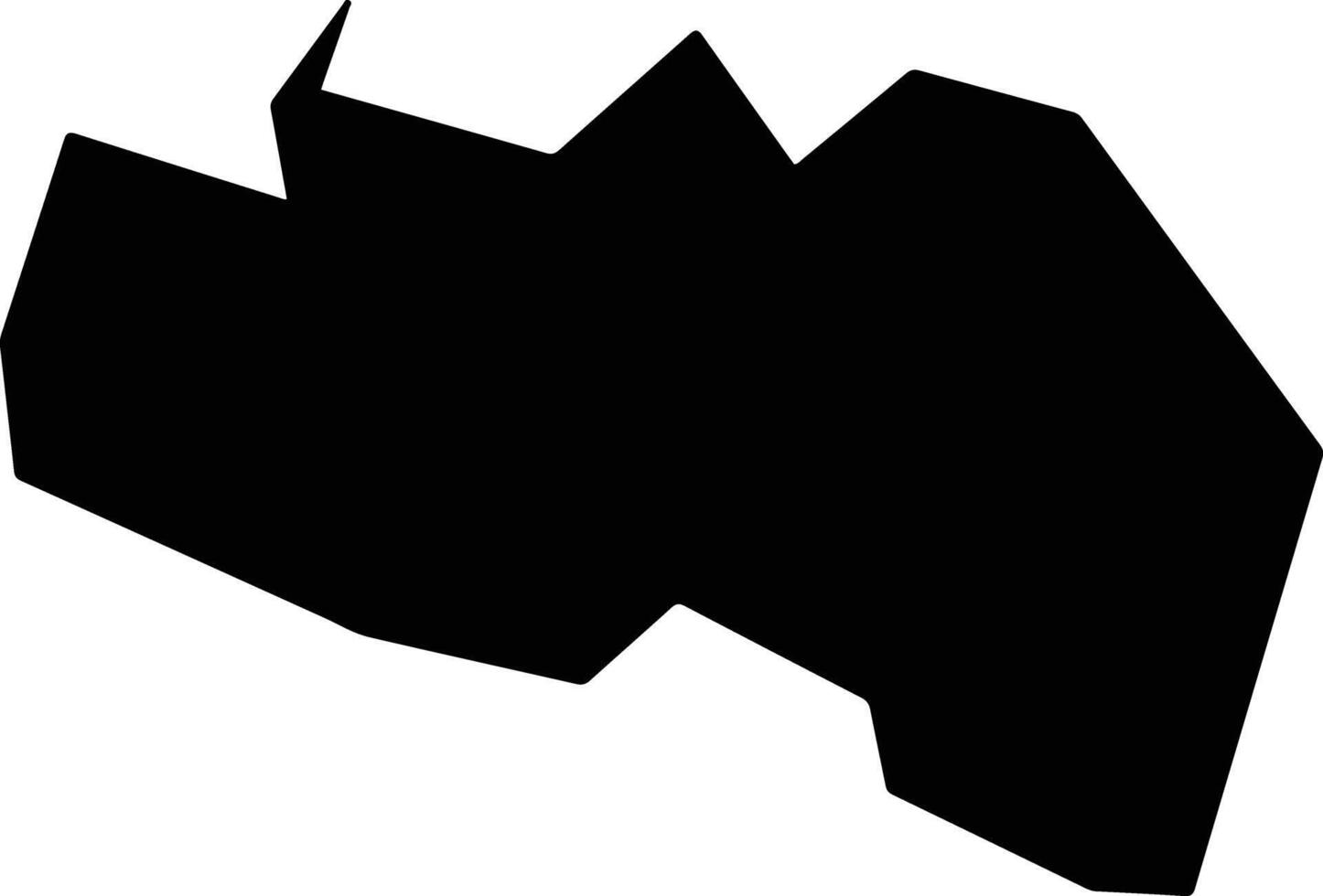 San Juan Chilateca Mexico silhouette map vector