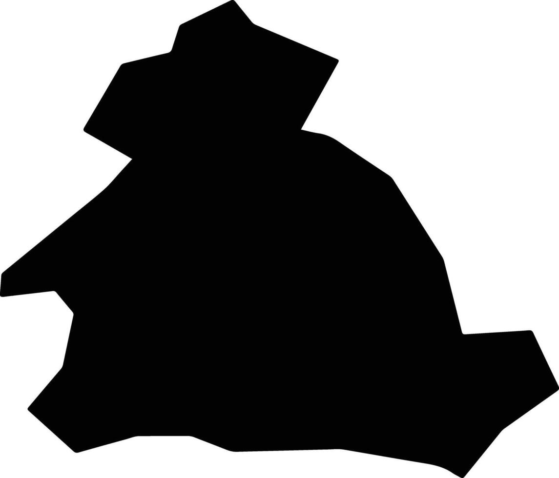 San Juan Ermita Guatemala silhouette map vector