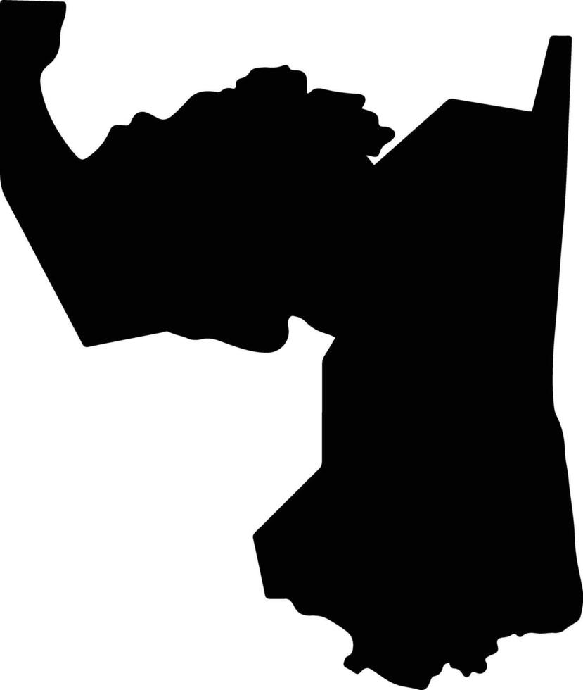 San Juan Guarita Honduras silhouette map vector