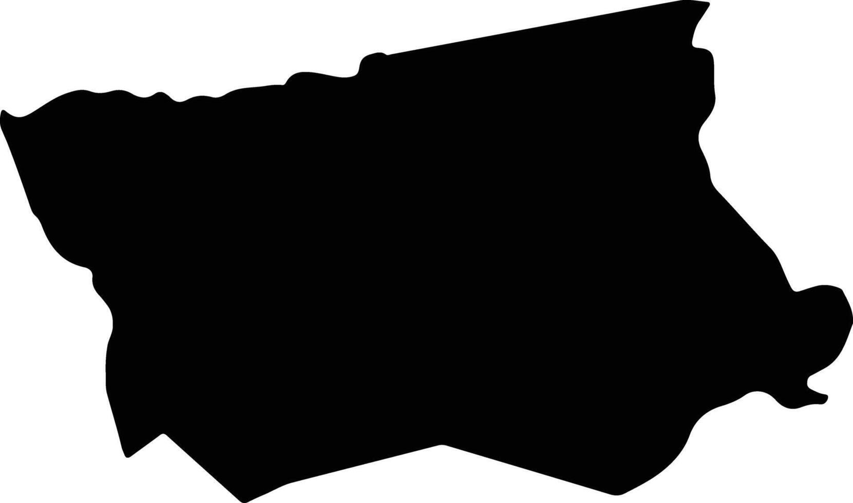 San Juan Honduras silhouette map vector