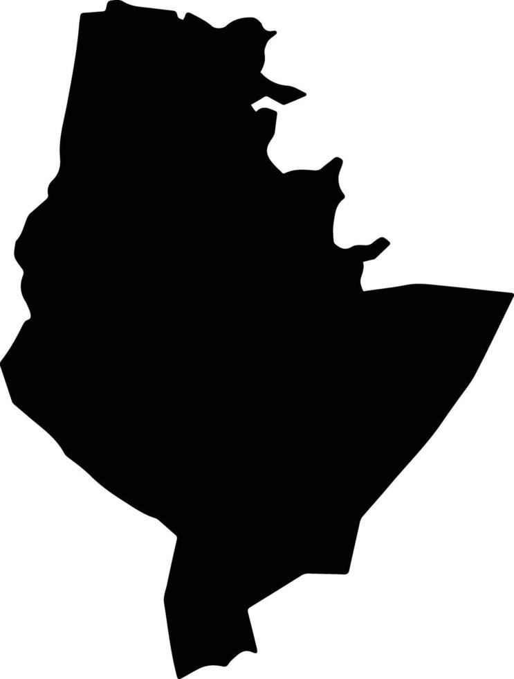 San Juan Juquila Mixes Mexico silhouette map vector