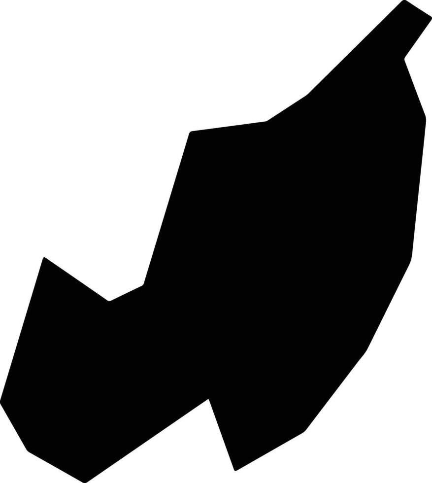 San Juan La Laguna Guatemala silhouette map vector