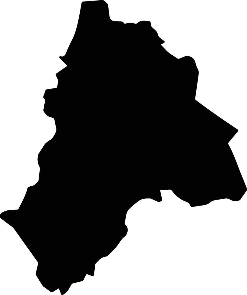 San Juan Petlapa Mexico silhouette map vector