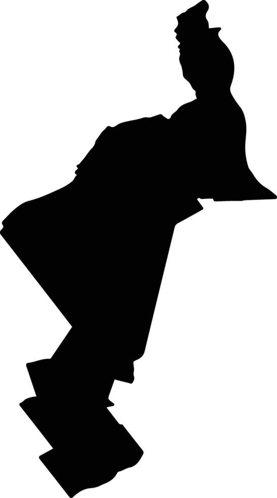 San Lorenzo Argentina silhouette map vector