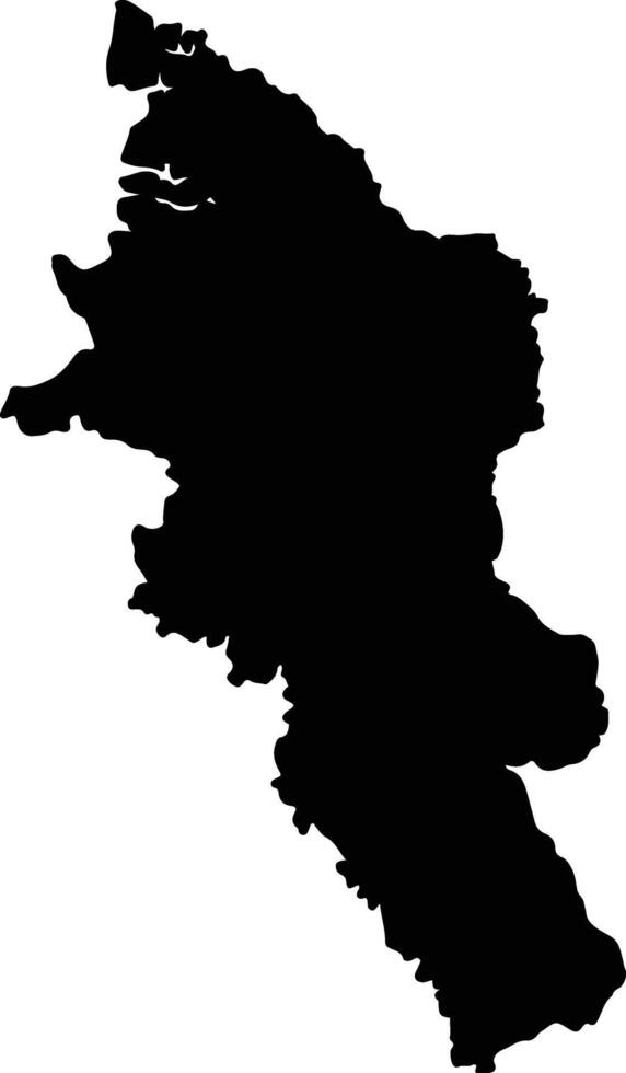 San Lorenzo Ecuador silhouette map vector