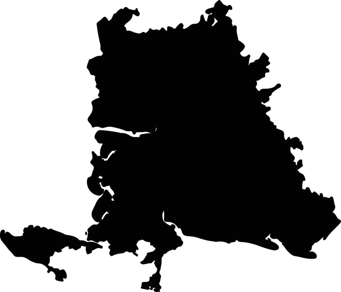 San Lorenzo Panama silhouette map vector