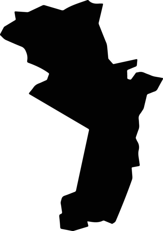 San Lorenzo Victoria Mexico silhouette map vector