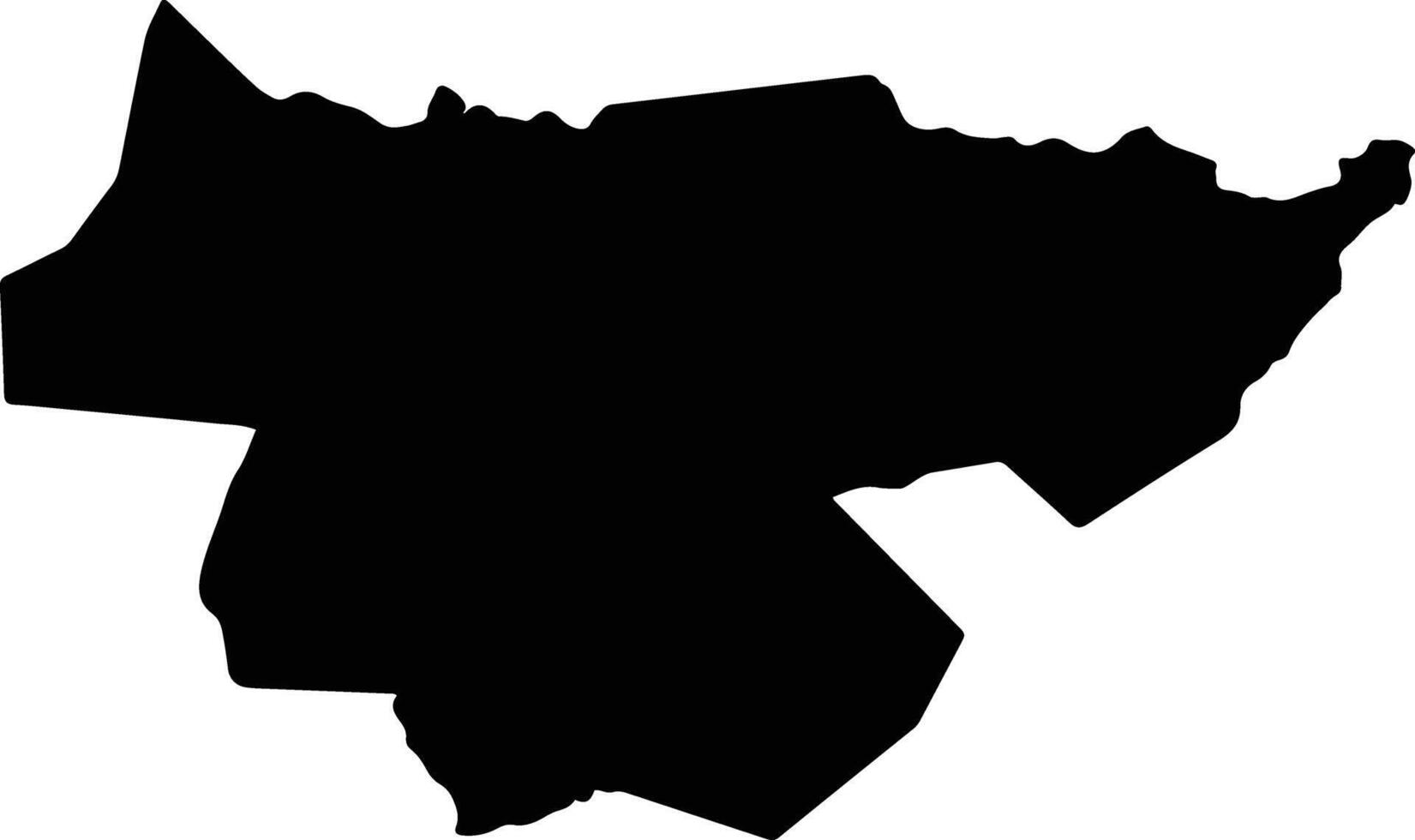 San Lucas Honduras silhouette map vector