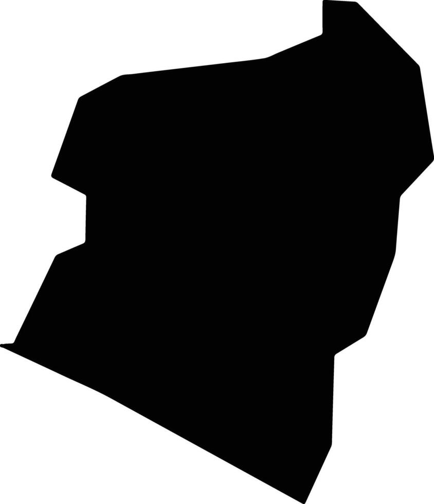 San Luis Talpa El Salvador silhouette map vector