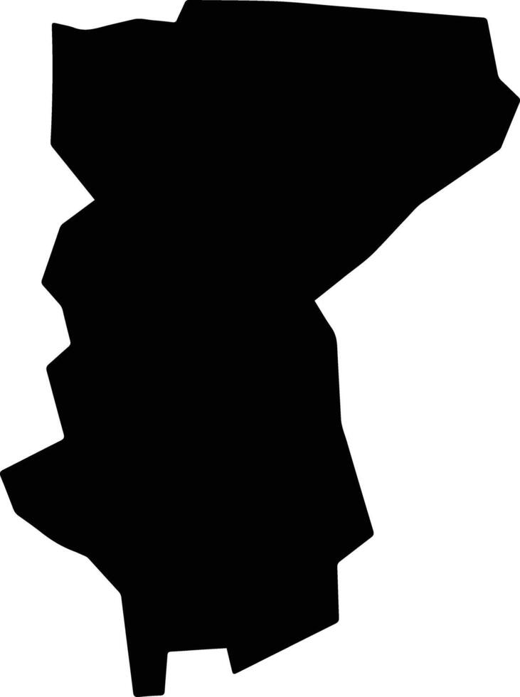 San Mali silhouette map vector