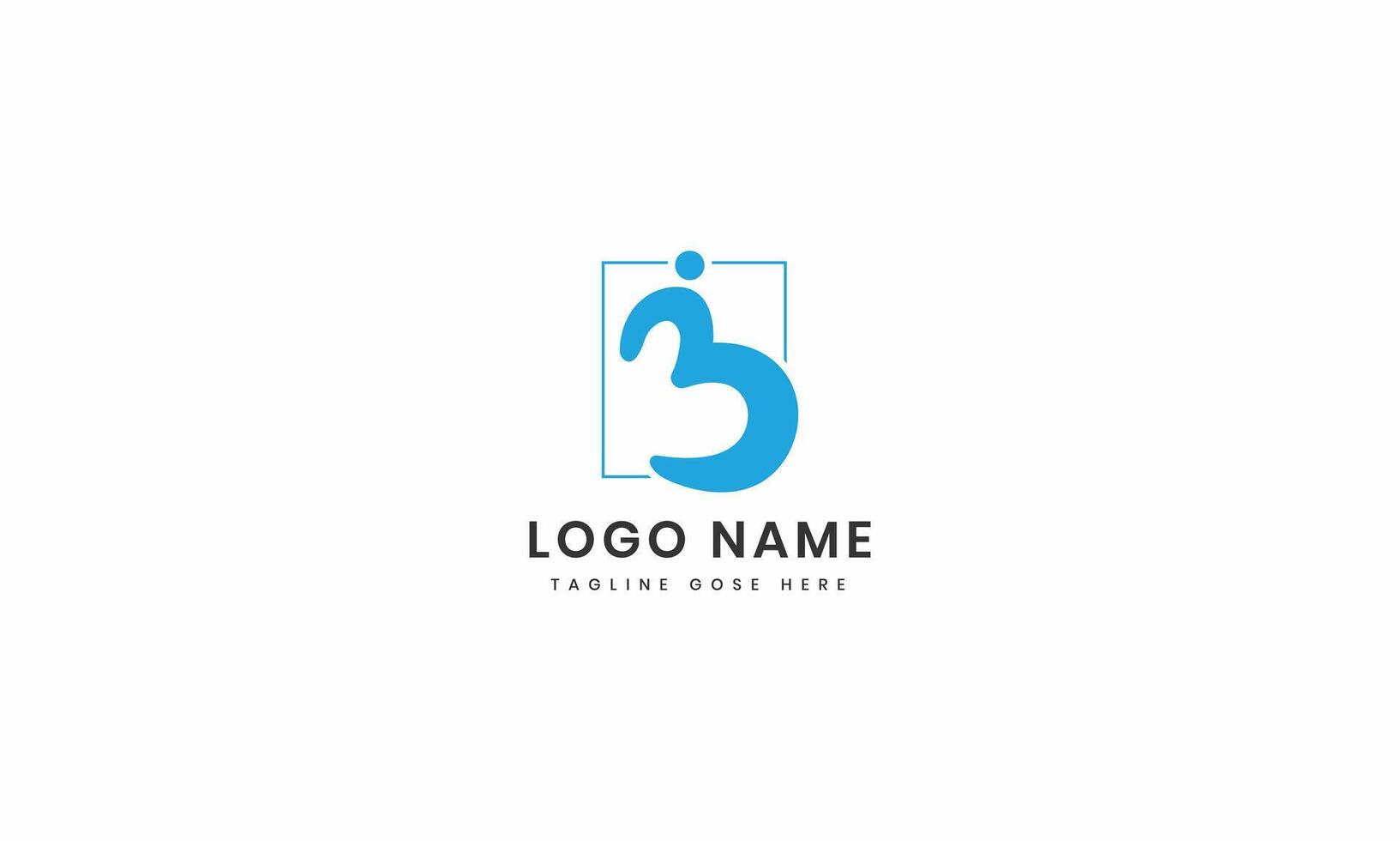 a blue and white B logo for a company vector