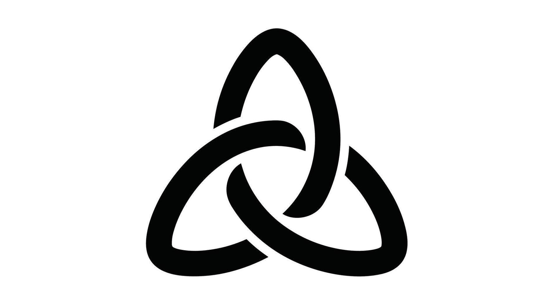 The Triquetra A Symbol with Profound Meaning in Celtic and Norse Cultures vector