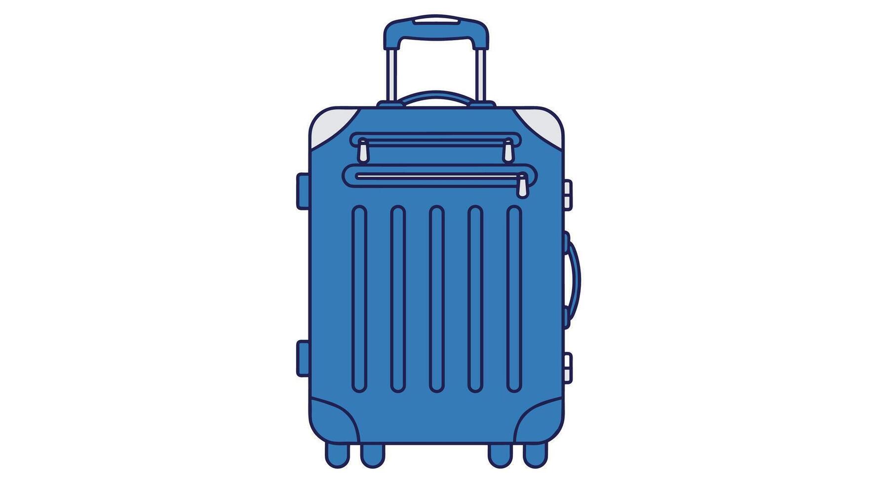 A Traveler's Companion Essential Features of Luggage for Efficient Journeys and Vacation Travels vector
