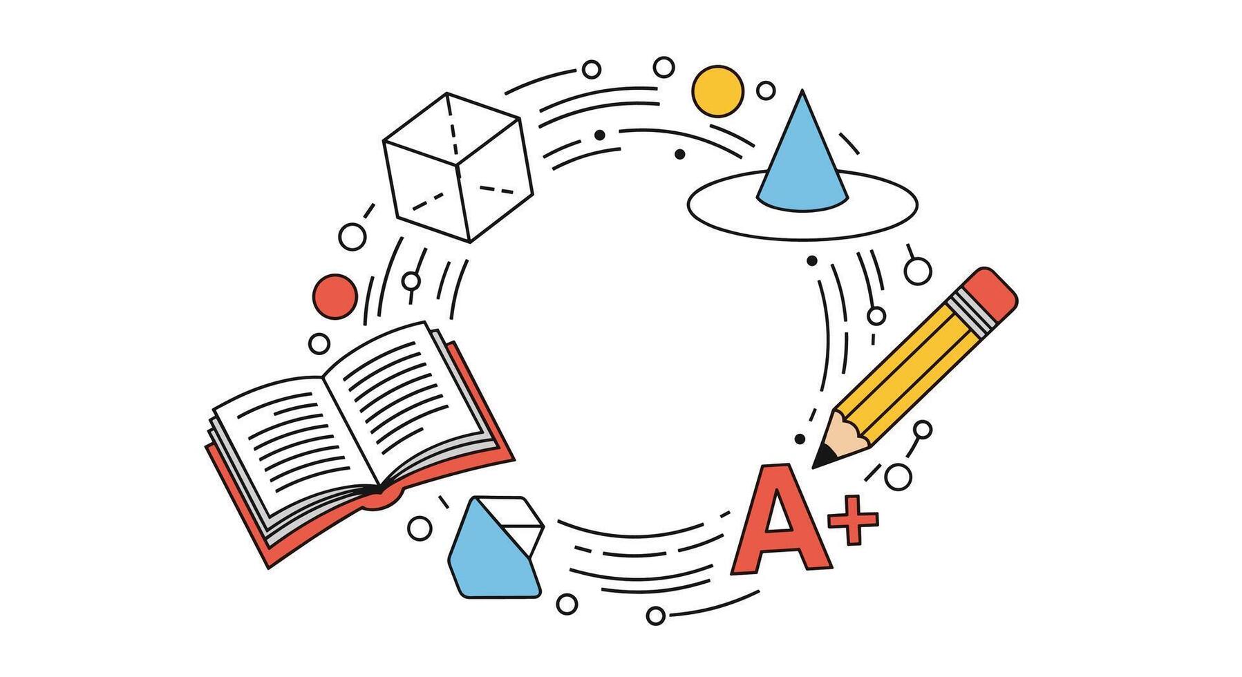 Elevating Academic Excellence A Comprehensive Exploration of Essential Elements in Educational Pursuit of Knowledge vector
