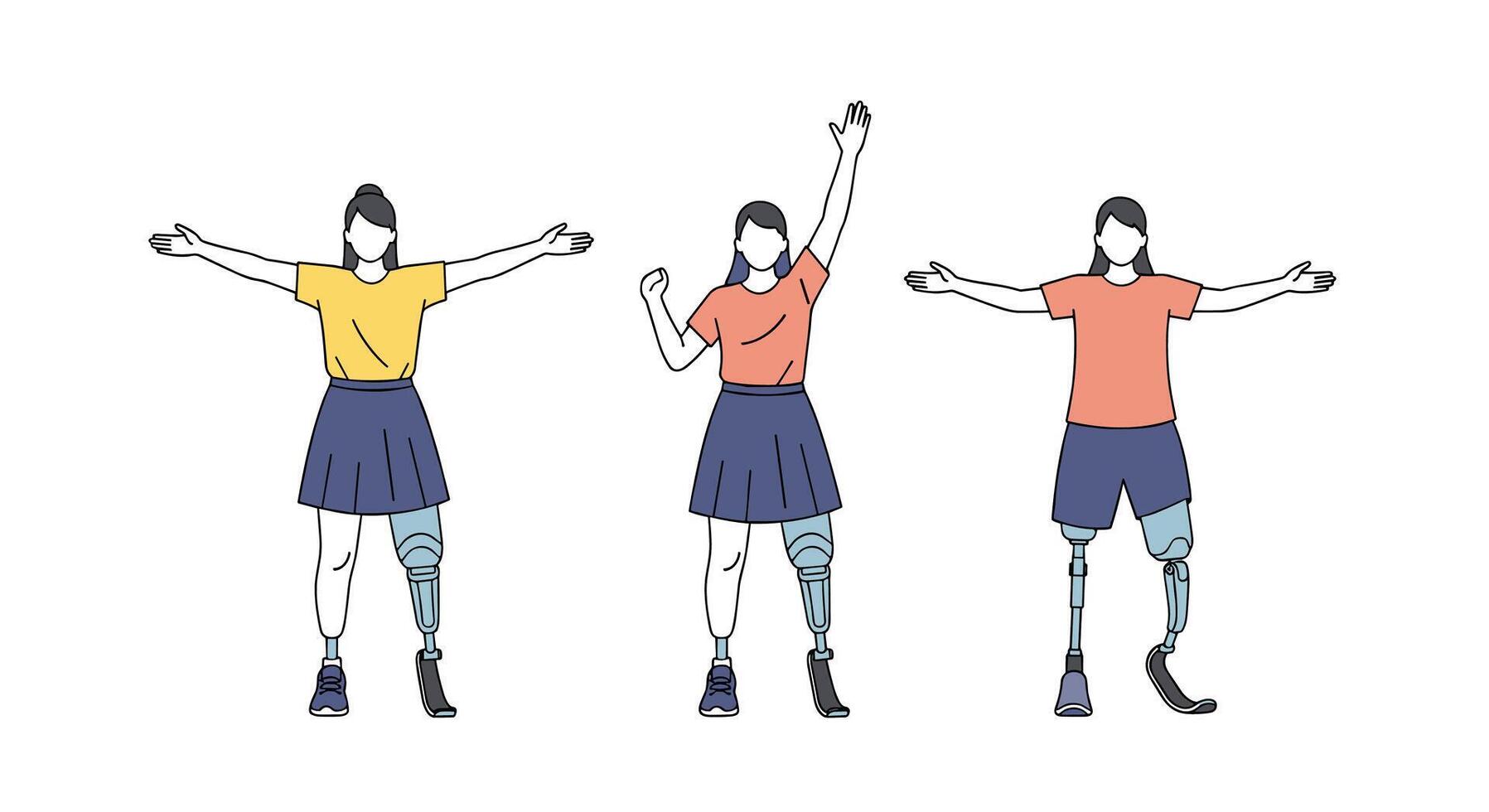 Adaptive Fitness Exercise Dance Training Rehabilitation Diverse Group Setting Movement Coordination Empowerment vector