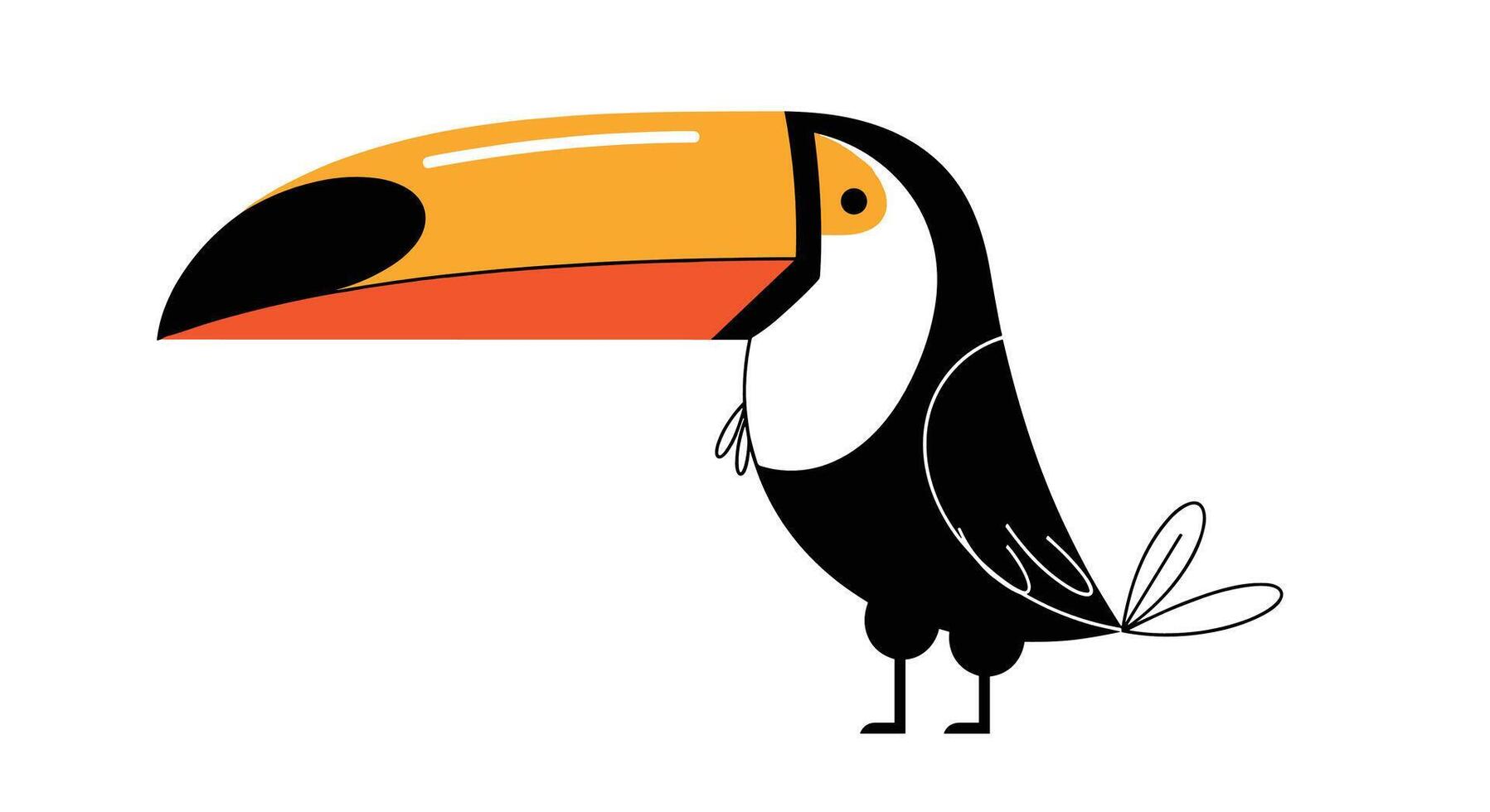 The Wonderful World of Toucans Facts Characteristics Habitats and Conservation Efforts for this Bird vector