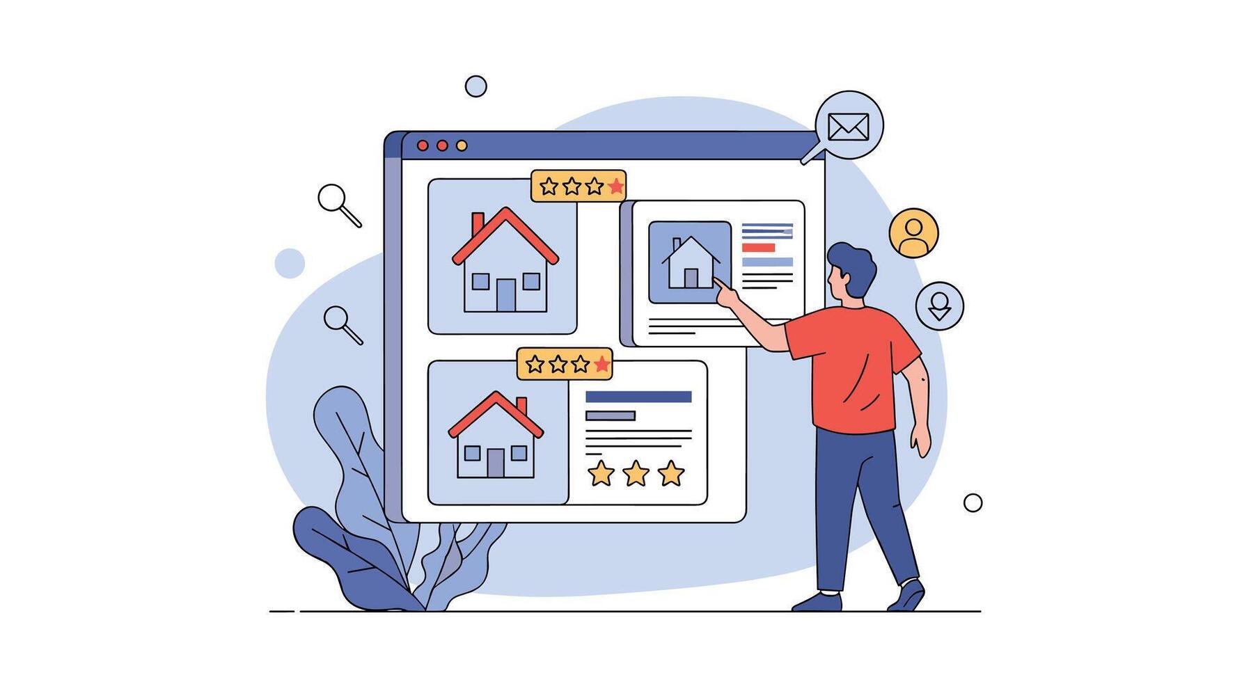 Exploring the Digital Realm of Real Estate A Guide to Online Property Platforms vector