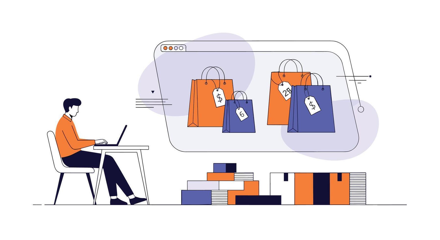 Streamlining Supply Chain Management A Comprehensive Guide to Optimizing Inventory and Logistics Processes vector
