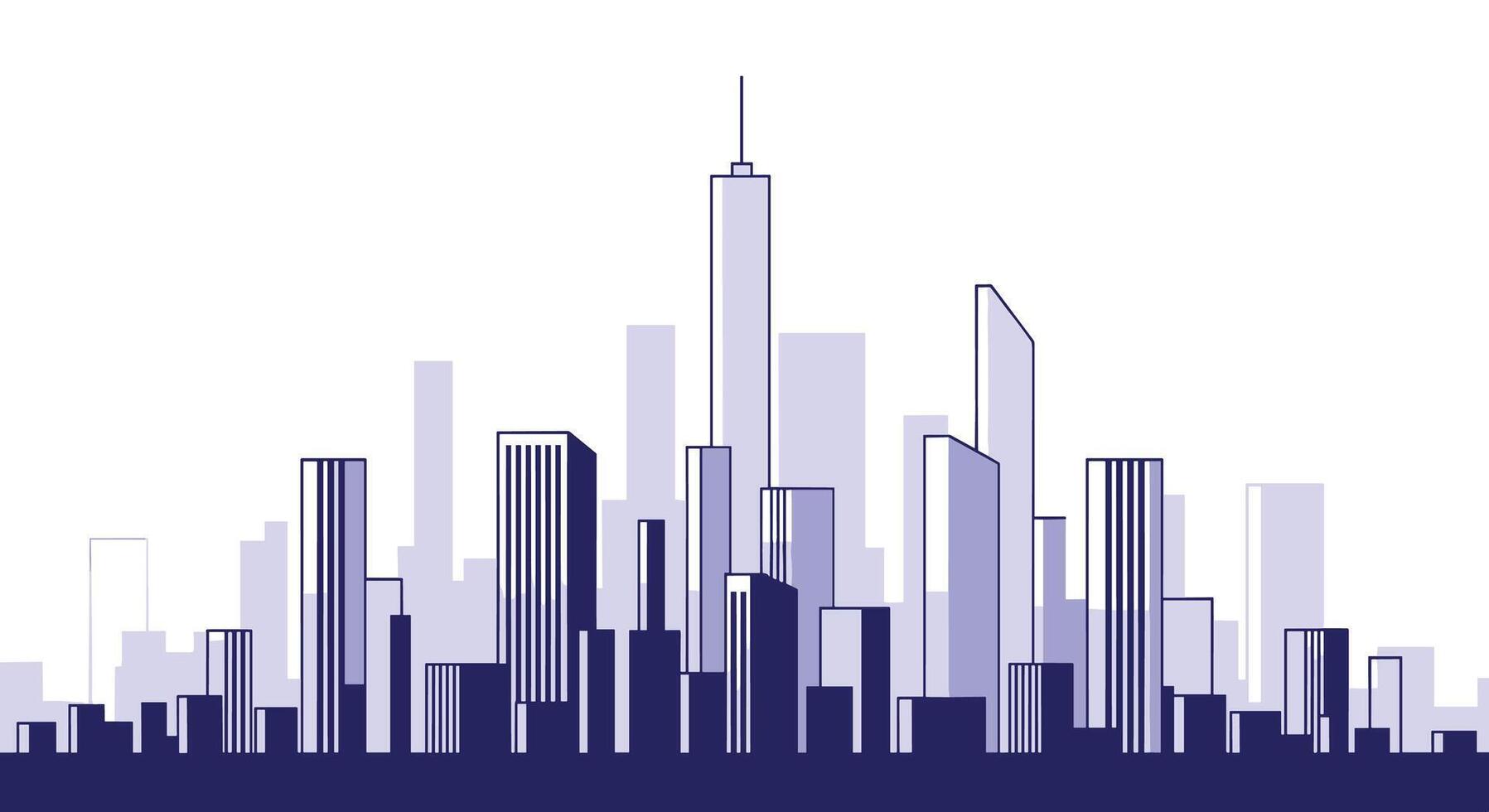 Urban Landscape A Symphony of Architectural Wonders In A Metropolis Drenched In Light vector