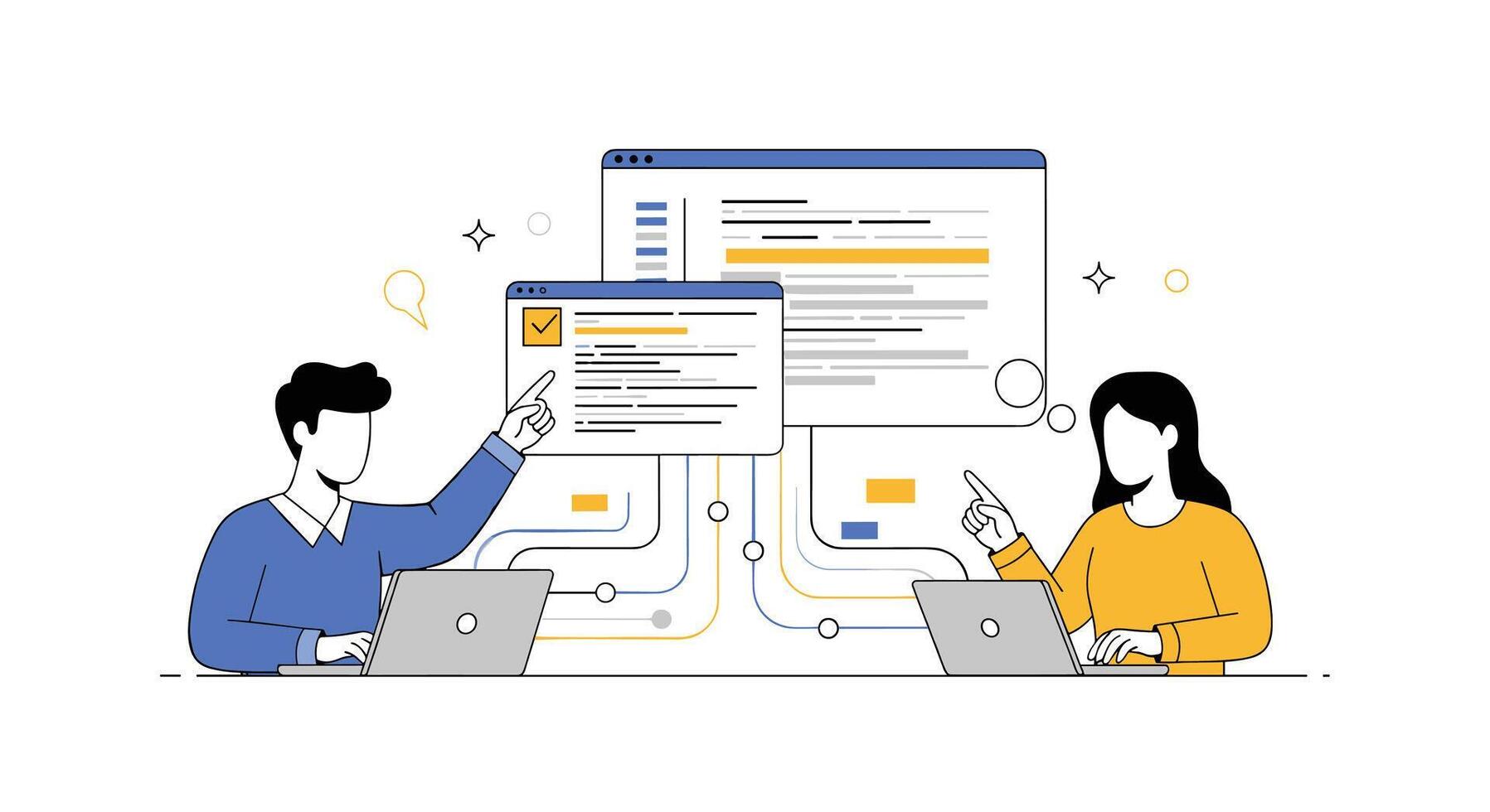 Strategies to Improve Website Performance Through Content Optimization and User Experience Enhancements vector