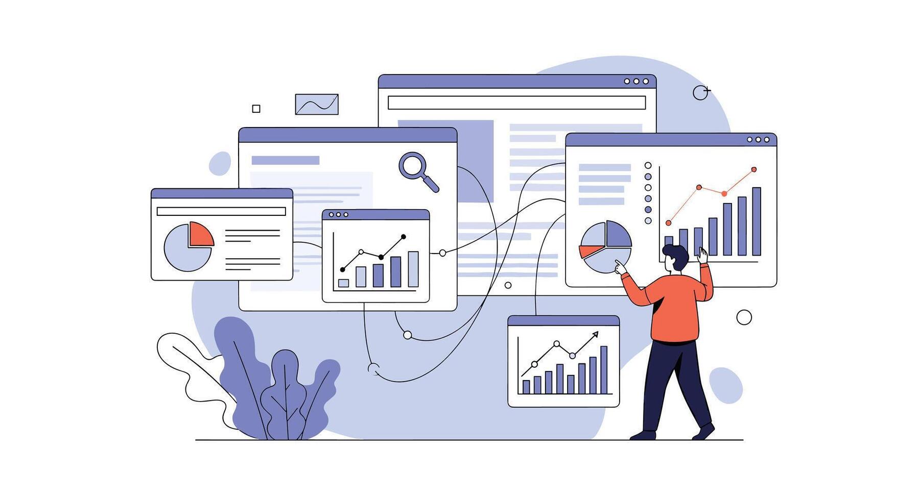Comprehensive Guide to Effective Data Analysis and Business Insights for Better Decision-Making Processes vector
