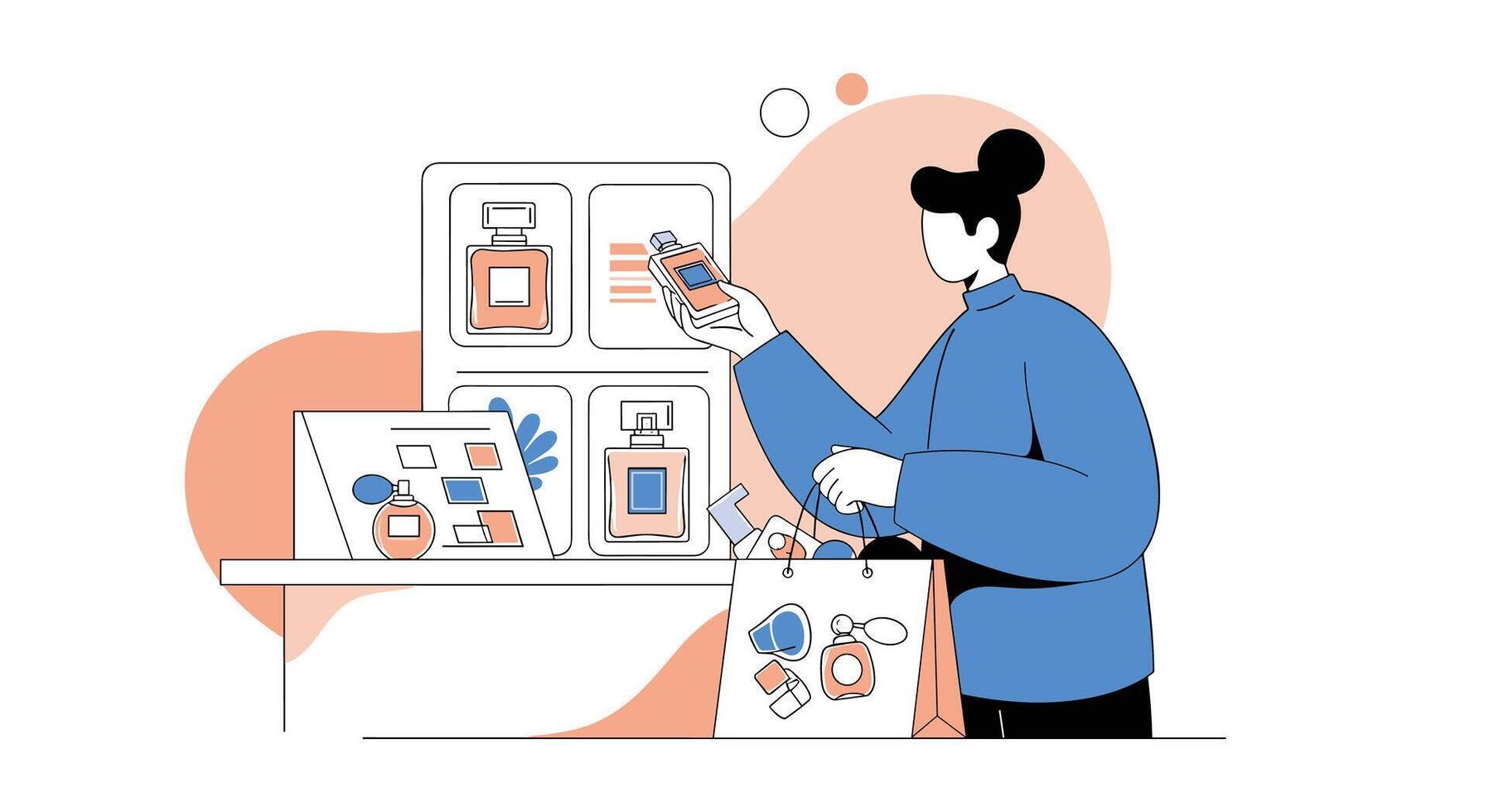 Organizing Items and Personal Belongings to Manage House Clutter and Cleaning Regularly for Maintenance vector
