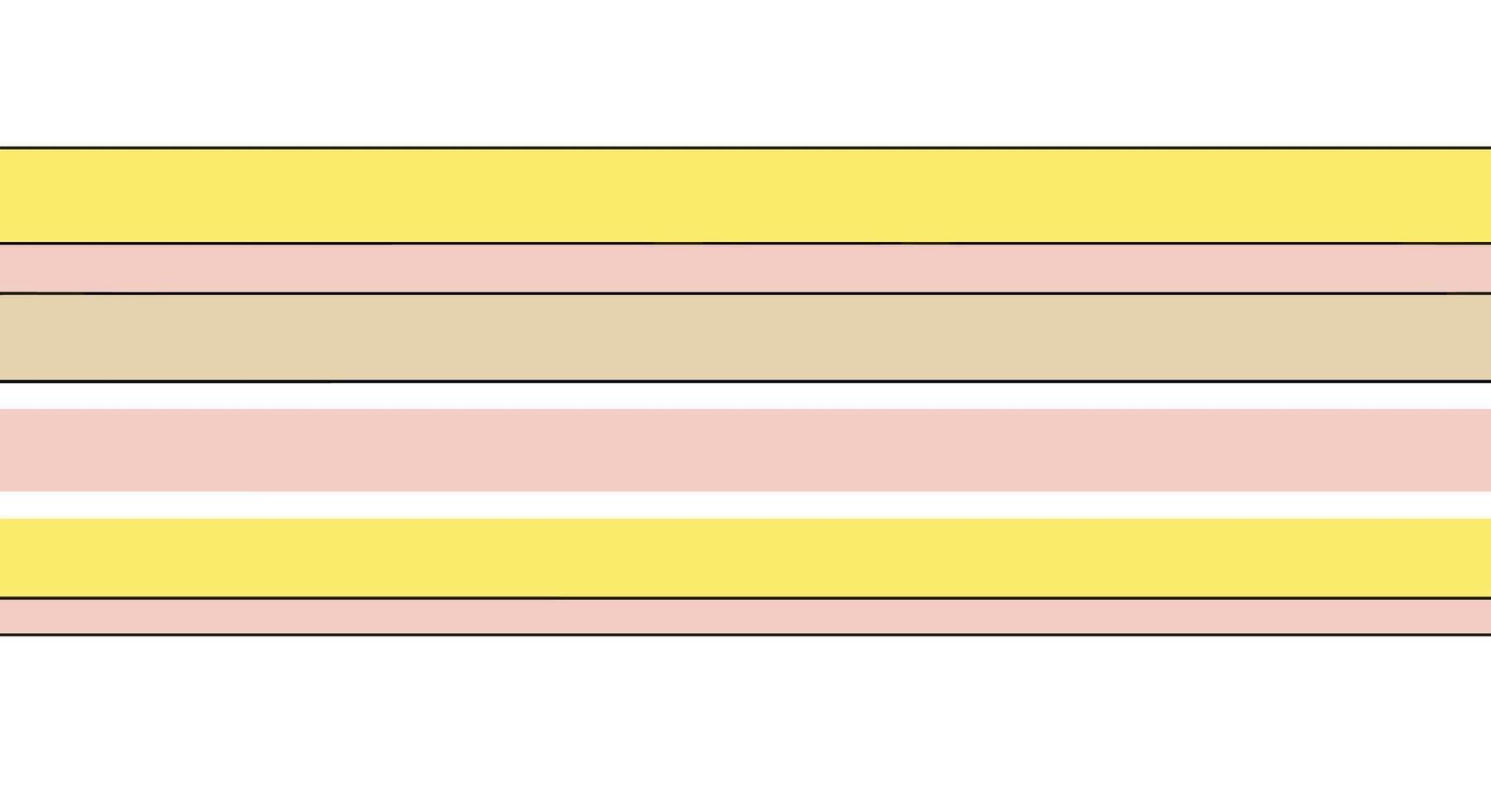 Horizontal Stripes of Yellow Pink Beige Colors Create a Modern Abstract Background vector