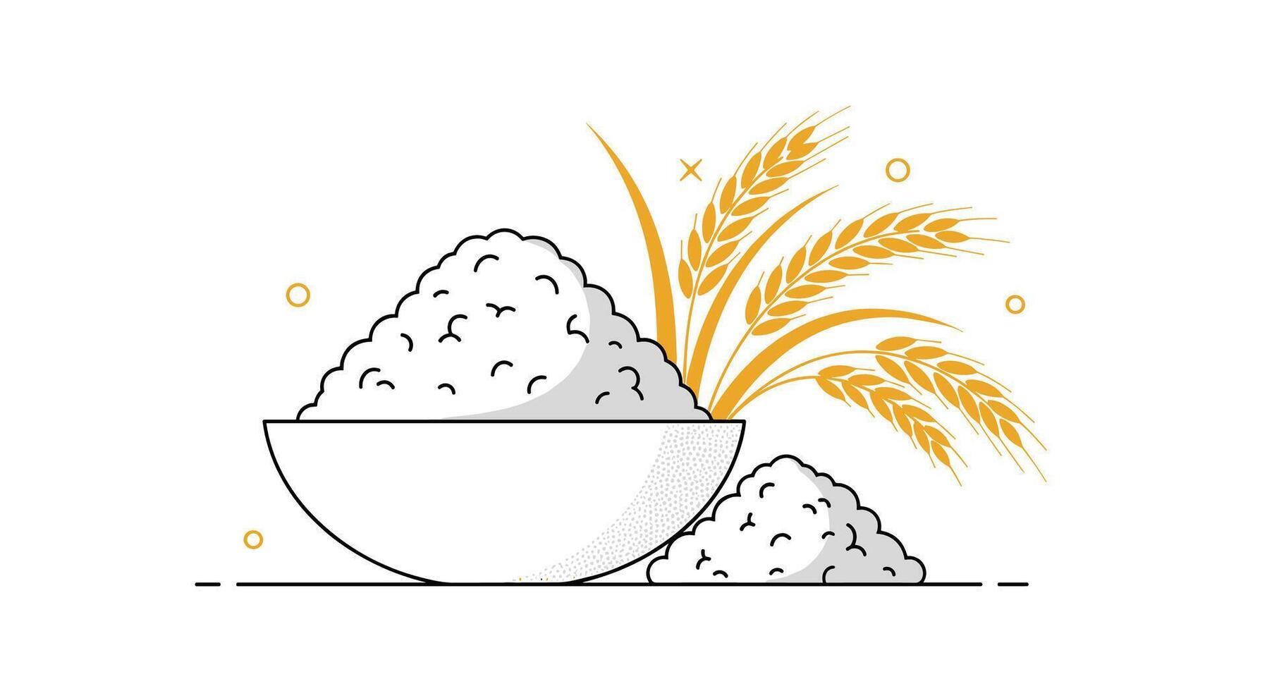 The Art of Baking Using Whole Wheat Flour Understanding Its Applications and Techniques vector