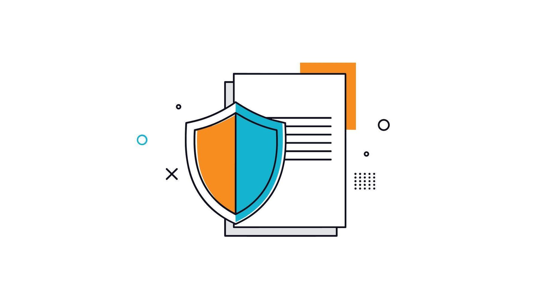 Protecting Your Important Files Understanding File Protection and Security for Sensitive Information Today vector