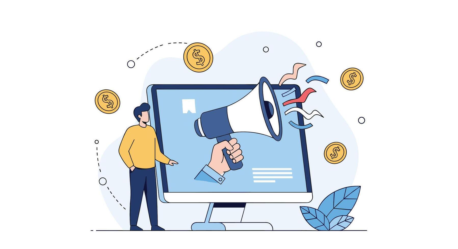 Strategic Digital Marketing Solutions to Boost Your Online Presence and Drive Business Growth vector