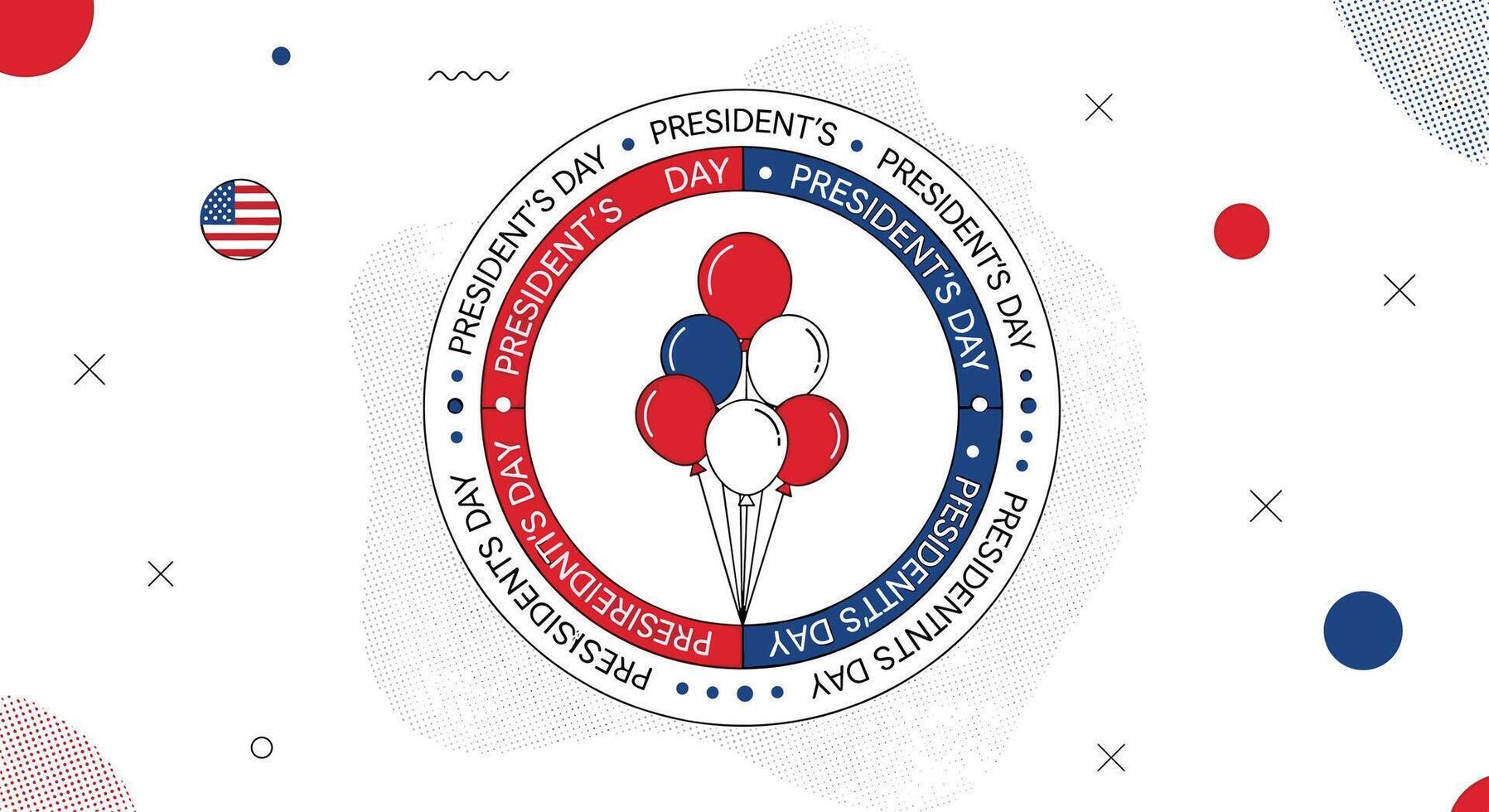 Celebrating the Day of Presidents A Patriotic American Observance with Great Festivities vector