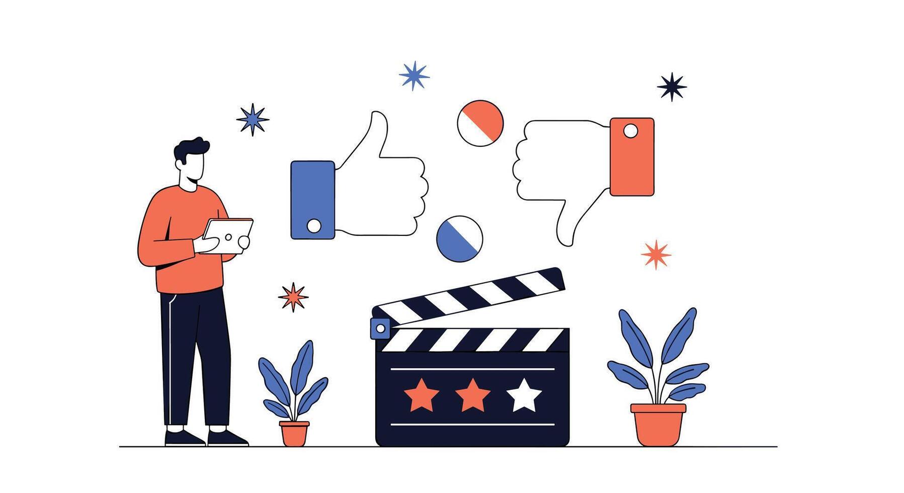 Online Movie Review Platform Feedback Analysis Based on Customer Satisfaction and Audience Preferences vector